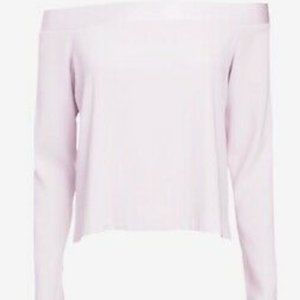 Intermix Pink Dawn Off The Shouler Blouse Lilac